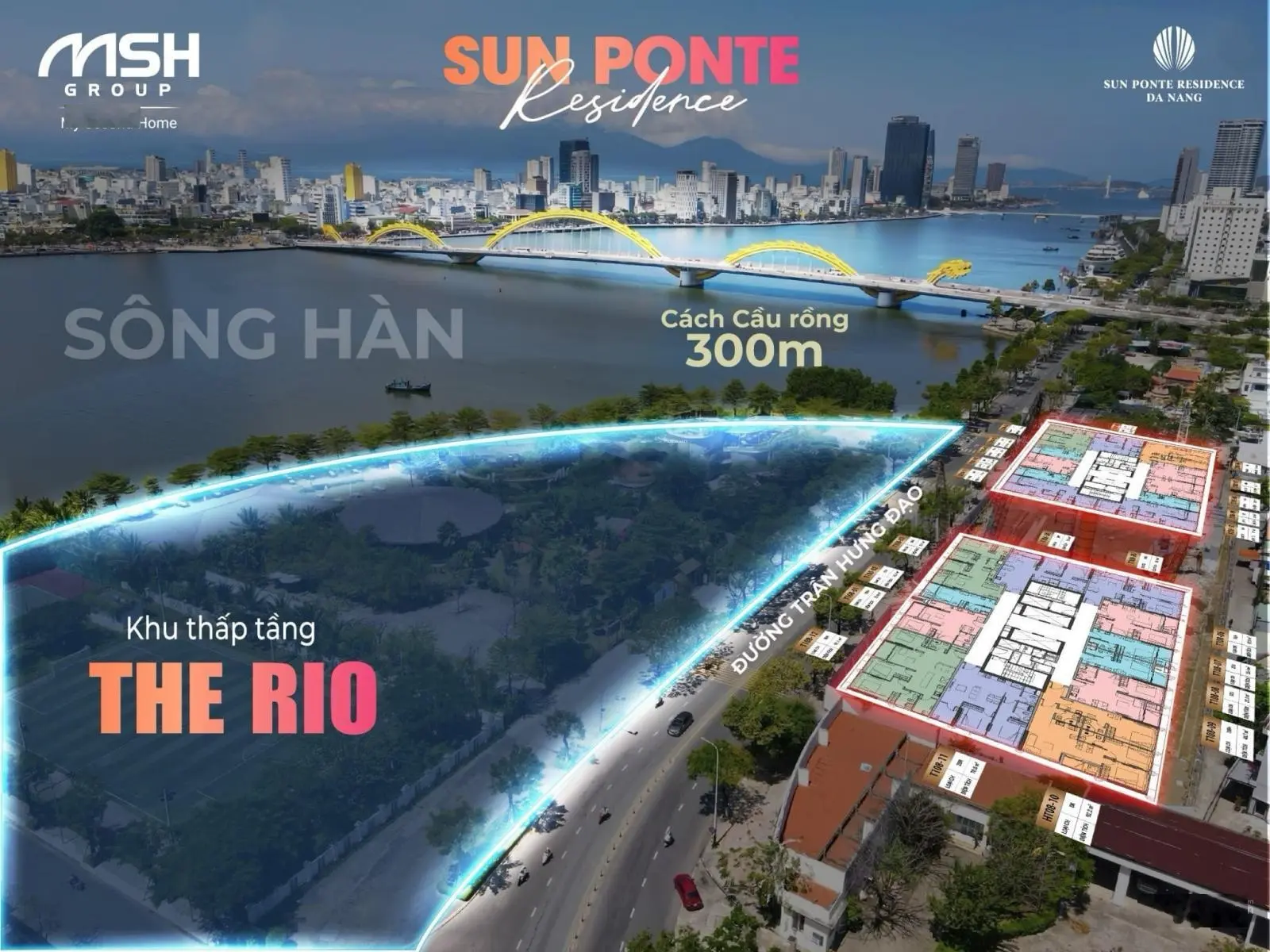 Mở bán toà căn hộ Sun Ponte, tháp đôi đẹp nhất Đà Nẵng với ưu đãi chiết khấu cao