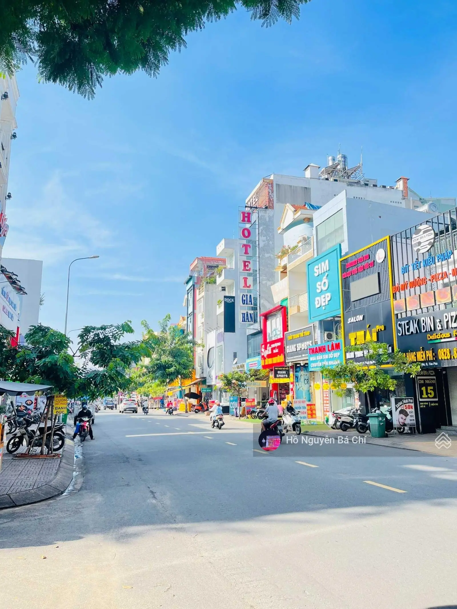Tòa văn phòng - MT Tân Sơn Nhì DT: 8x21m (nở Hậu L 12m - 199m2) hầm 6 tấm