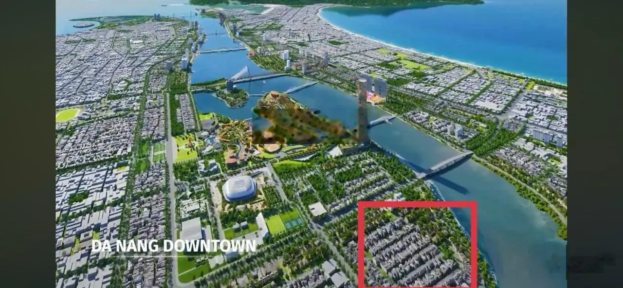 386m2 Góc 2Mặt Tiền Đường 27m, Biệt Thự View Sông Hàn,Vị trí nhất Toàn Khu SHB, Cam kết Giá rẻ nhất
