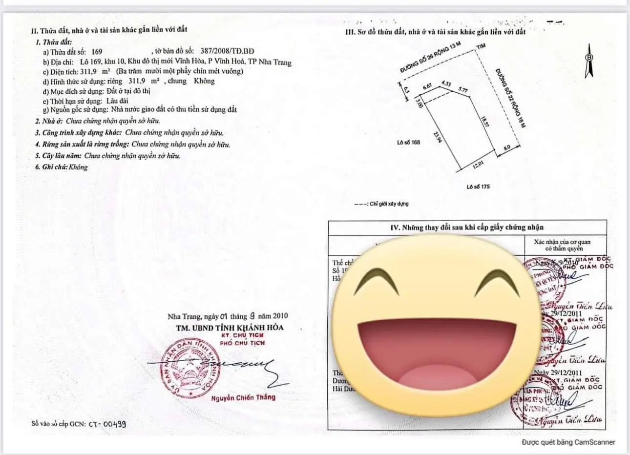 Lô góc biệt thự Vĩnh Hoà, đường huỳnh văn nghệ giá chỉ 50tr/m2 diện tích 311,9m2