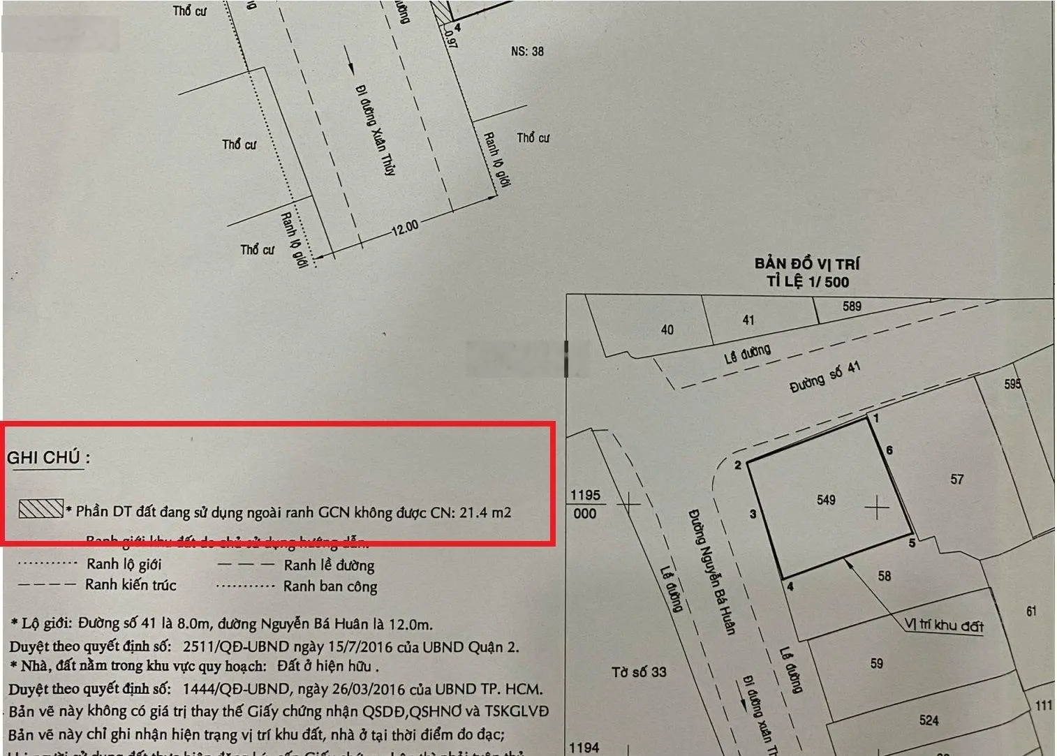 Bán đất góc 2 mặt tiền kinh doanh Thảo Điền, ngang mặt tiền 25m - 51.8 tỷ