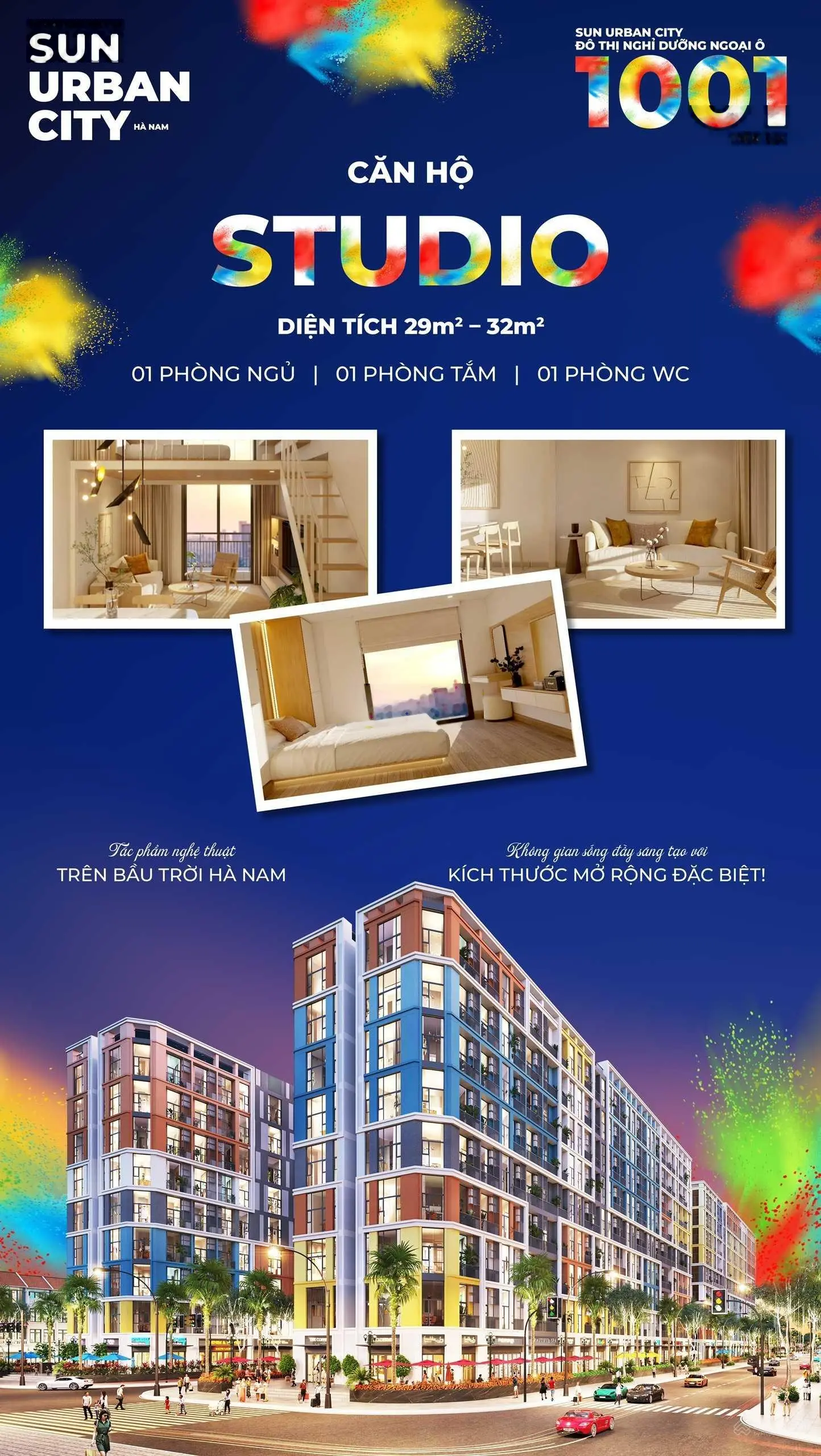 Chung cư cao cấp Duplex Sun Urban City Hà Nam chỉ từ 1,3 tỷ