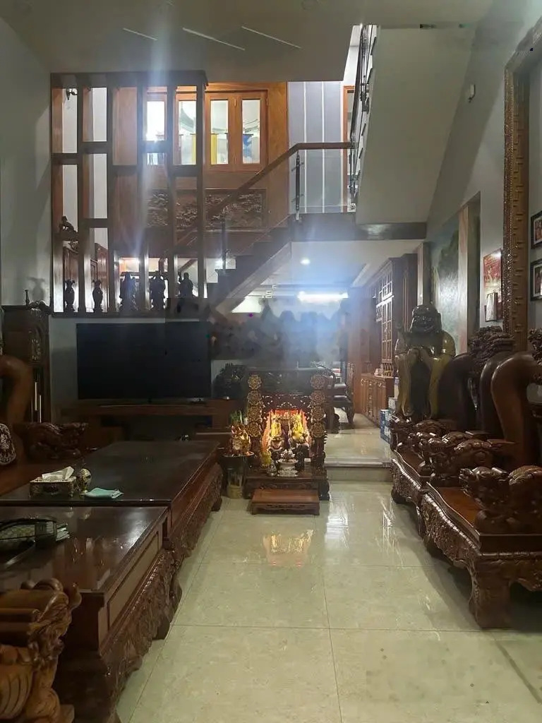 Bán nhà riêng 12,9 tỷ, 100m2, 5PN, 6WC tại Nguyễn Tư Giản, p12, Gò Vấp, HCM tặng full nội thất gỗ