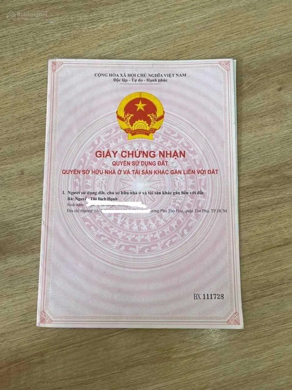 CC bán gấp 5x26m, giá 650 triệu thổ cư, sổ hồng riêng TT Đức Hòa, đường bê tông ô tô, cách CV 300m
