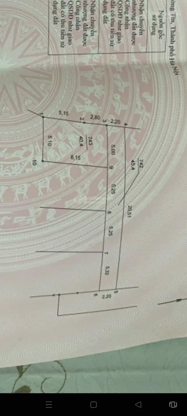 Cần bán đất giá 29,5 triệu/m² tại Xã Chương Dương, Thường Tín, Hà Nội