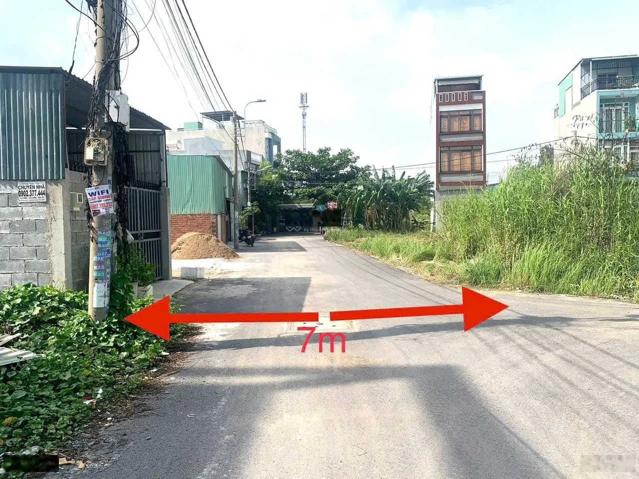 Bán đất mặt tiền hẻm 78 cạnh villa park 6,7 tỷ/121m2
