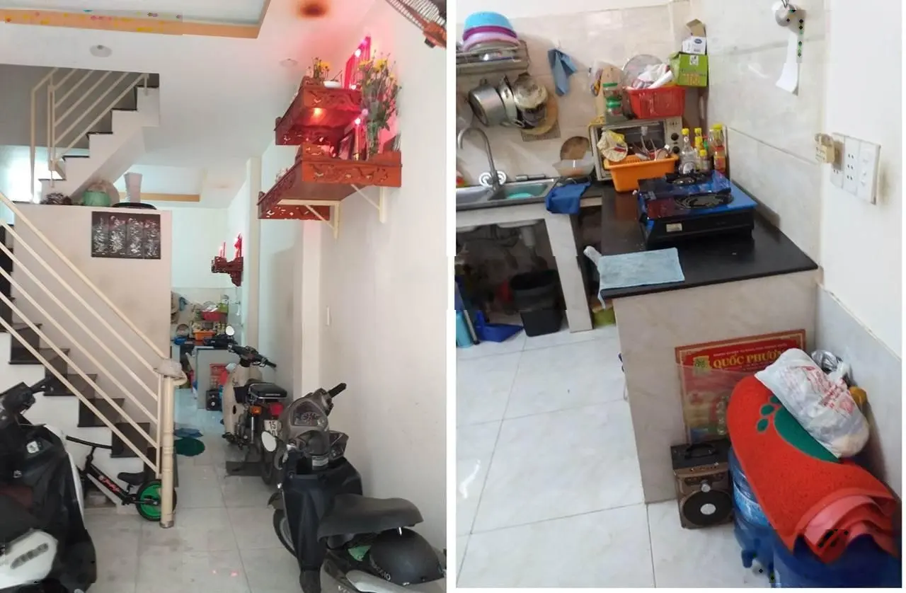 Cần Bán Gấp Nhà 4 Tầng Đường Hẻm Nguyễn Thiện Thuật , Phường 3, Quận 3, TP HCM Ngay Chợ Bàn Cơ
