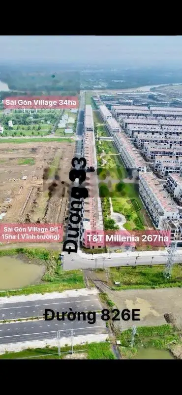 sài Gòn Village Long Hậu Giá mềm sổ 1,8tỷ đường 12m 2.150tỷ đường 17m 2,250tỷ đường 21m giáp T&T