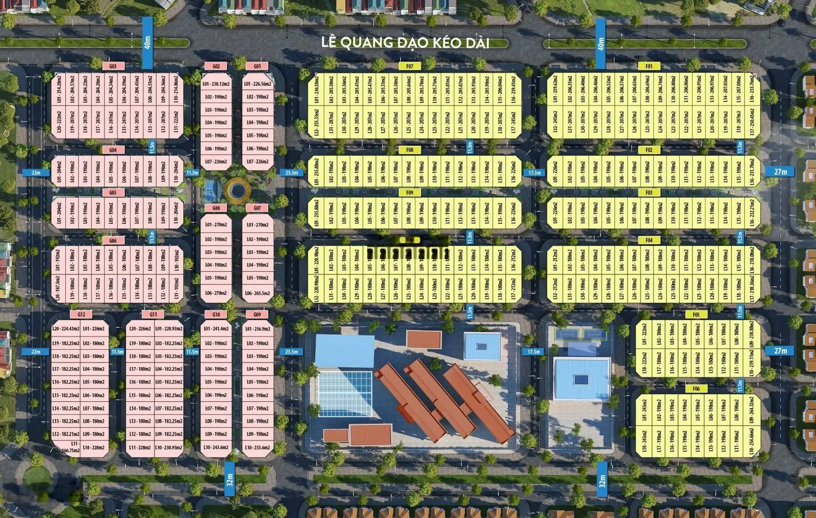 Em Huy PKD chủ đầu tư bán biệt thự khu A An Quý Villa sát Lê Quang Đạo giá tốt nhất thị trường