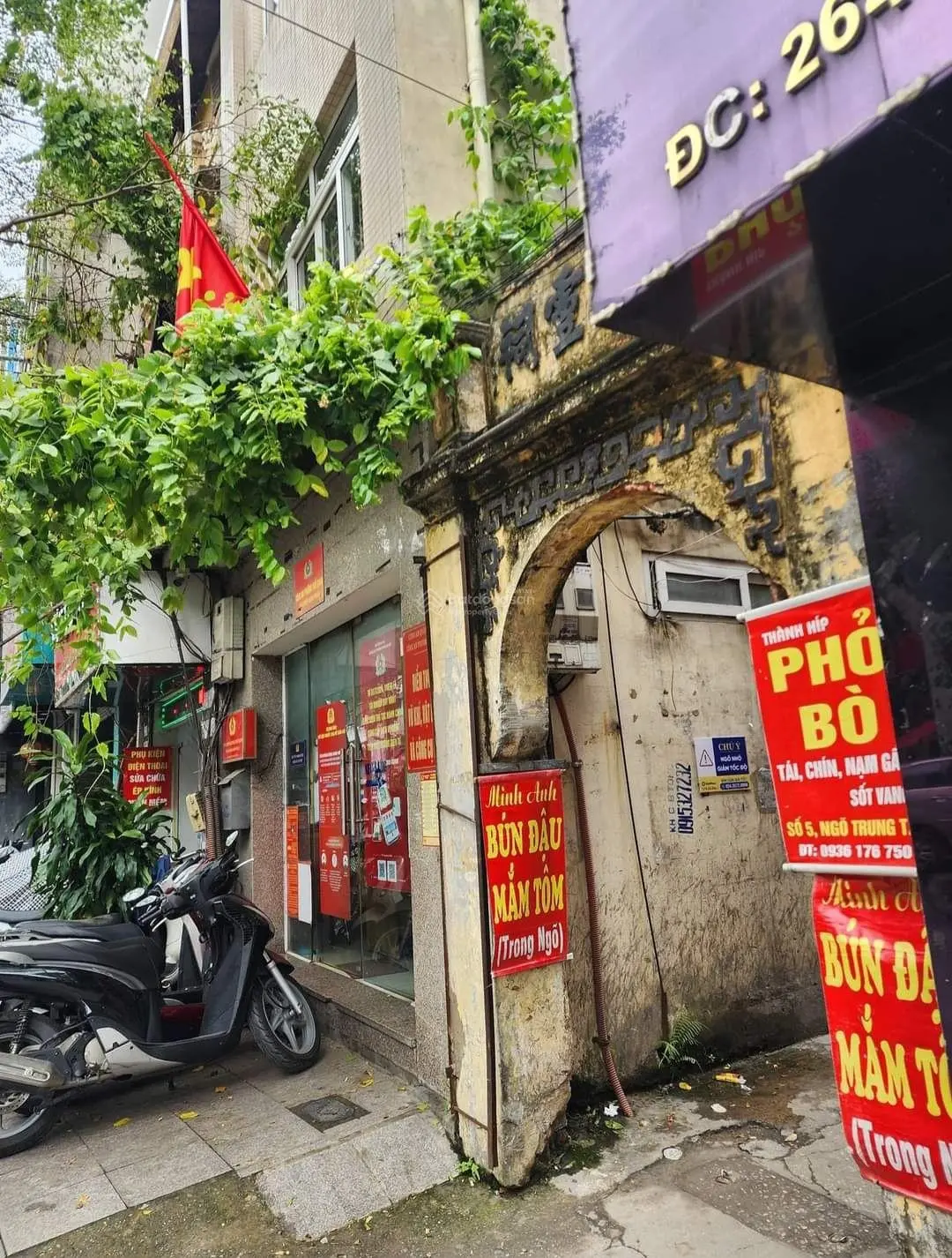 Bán nhà mặt ngõ Trung Tả Khâm Thiên Đông Đa 26m2; 6 tầng; mặt 3,5m;4PN;5,78 tỷnhà đẹp,nội thất sịn