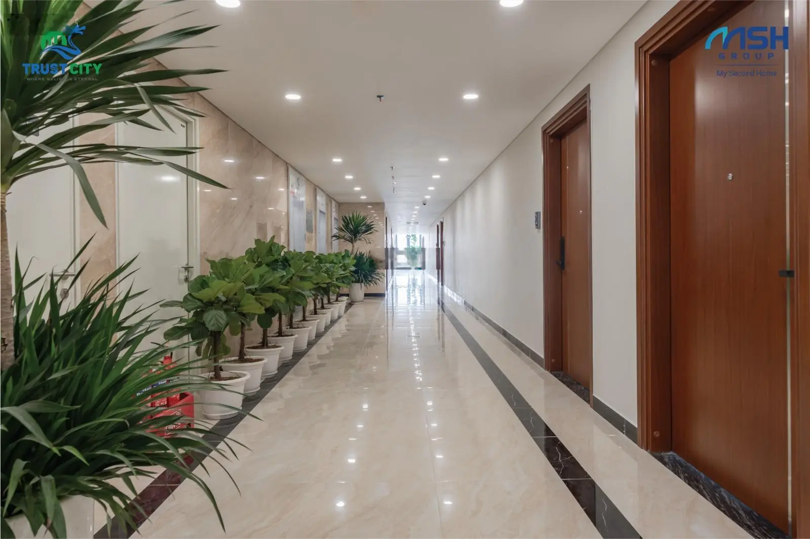 Căn góc ngoại giao 66,5m2 - 2PN - 2WC, ban công Đông Nam, cửa Tây Bắc