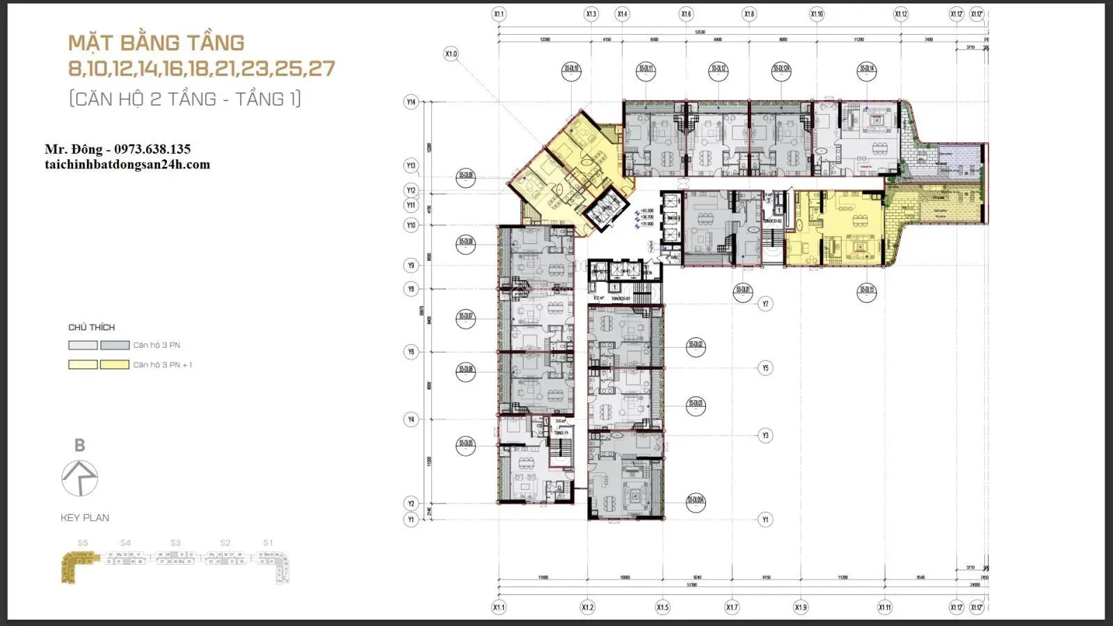 CH penthouse Crystal River Ciputra 3PN, 123m2 trần sàn cao 7m từ 10xtr/m2 ck 14% NH LS0% 24t
