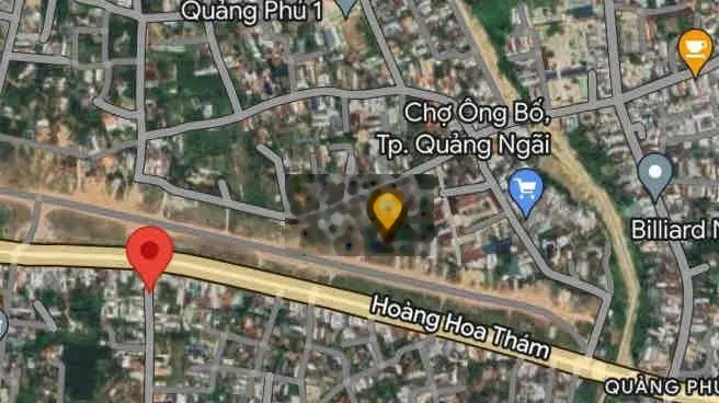 Bán lô đất MẶT TIỀN đường HOÀNG HOA THÁM, P. Quảng Phú, Tp. Quảng Ngãi