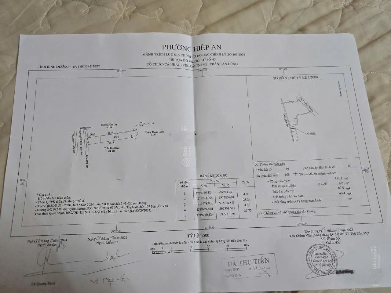 Bán gấp nhà riêng tại đường DX 092, phường Hiệp An, Thủ Dầu Một, Bình Dương, 2,65 tỷ, 111,4m2