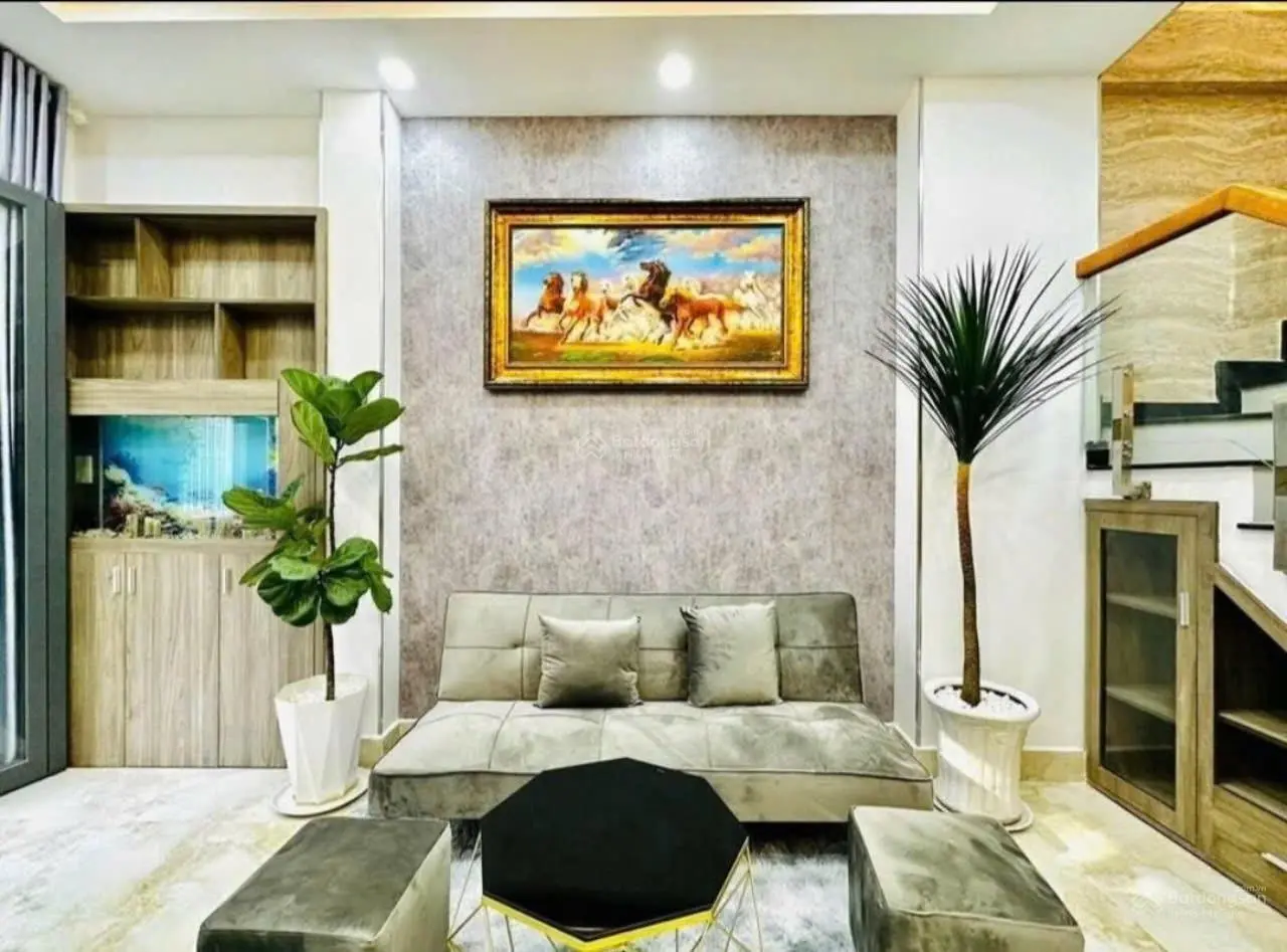 Sang tên nhà 2 tầng Quận Bình Thạnh (54,2m2, SHR). Hẻm ôtô lớn, đường thoáng chống ngập