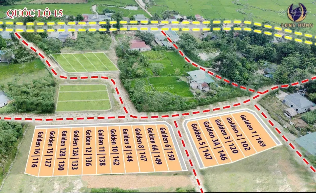 200tr sở hữu ngay 1 lô đất 134m2 có sổ đỏ