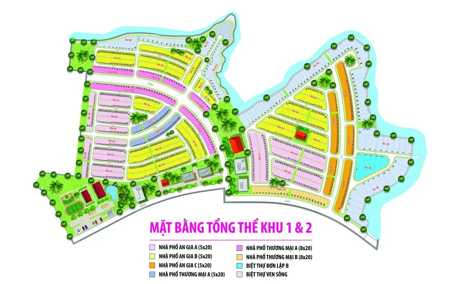 Bán lô đất khu Long Hưng giá 1 tỷ 950 triệu, đối diện công viên, nở hậu