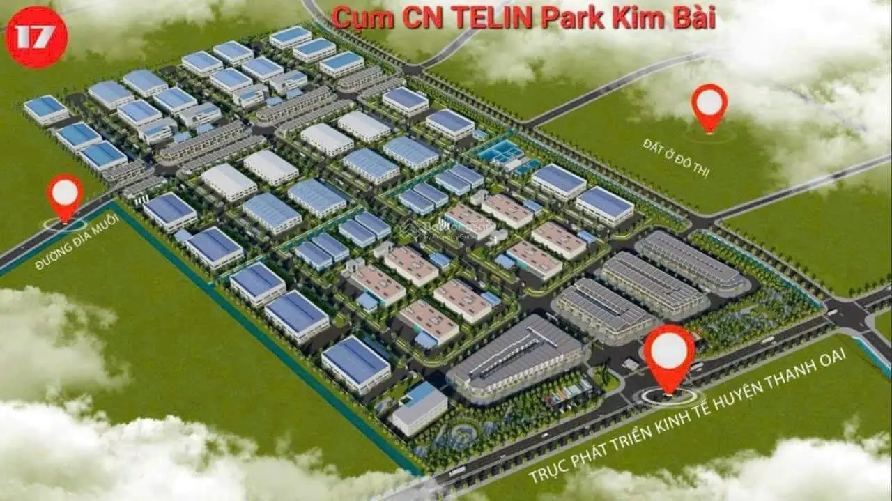 Chính chủ nhượng lại lô xưởng 2000m2 cụm Công nghiệp telin park Kim Bài Thanh Oai, giá k đâu rẻ hơn