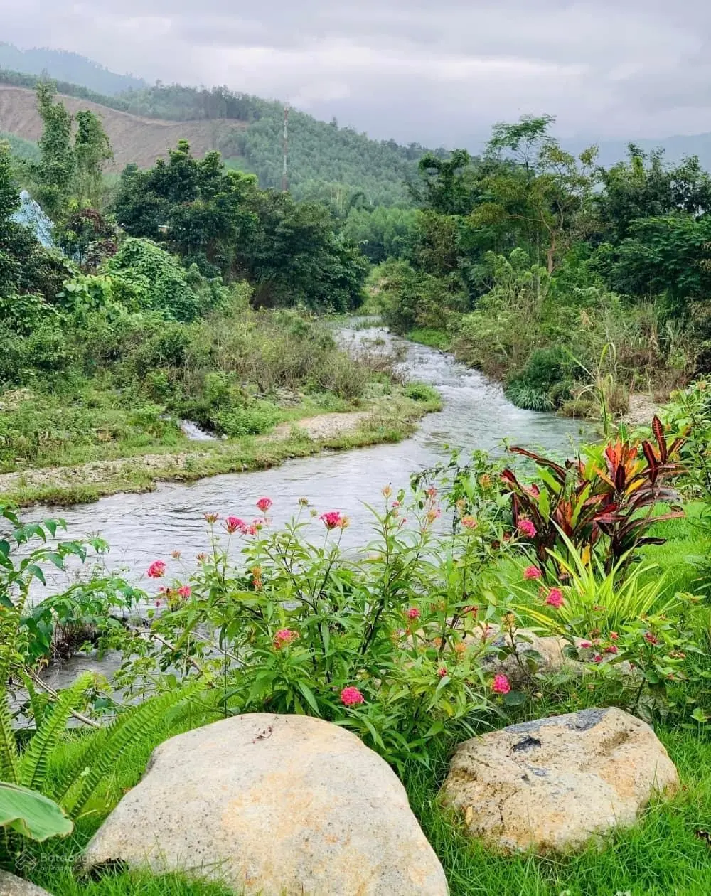 Đất Bảo Lộc AMAN BLAO 1000 m2 có suối, hồ tự nhiên bao quanh thích hợp làm nhà vườn nghĩ dưỡng