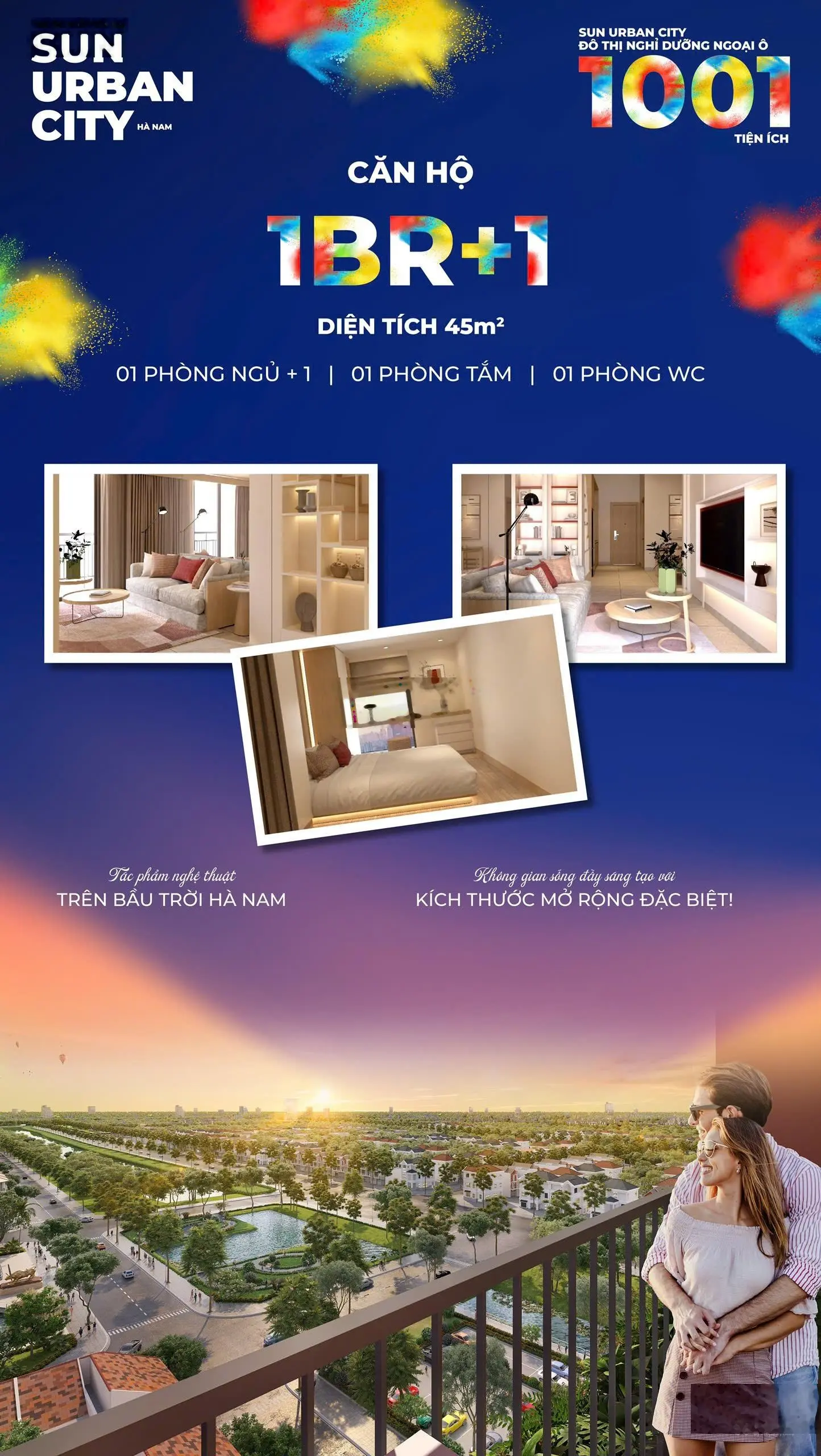 3 suất NG chung cư Sun Urban Hà Nam vốn đầu tư chỉ từ 499tr(25%) CK lên đến 18% nội thất liền tường