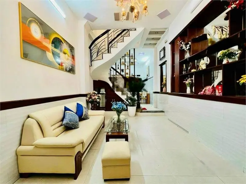 Nhà đẹp 52m2, 4 tầng, hẻm 6m Phan Huy Ích, Phường 12, Gò Vấp, ngay Emart 2