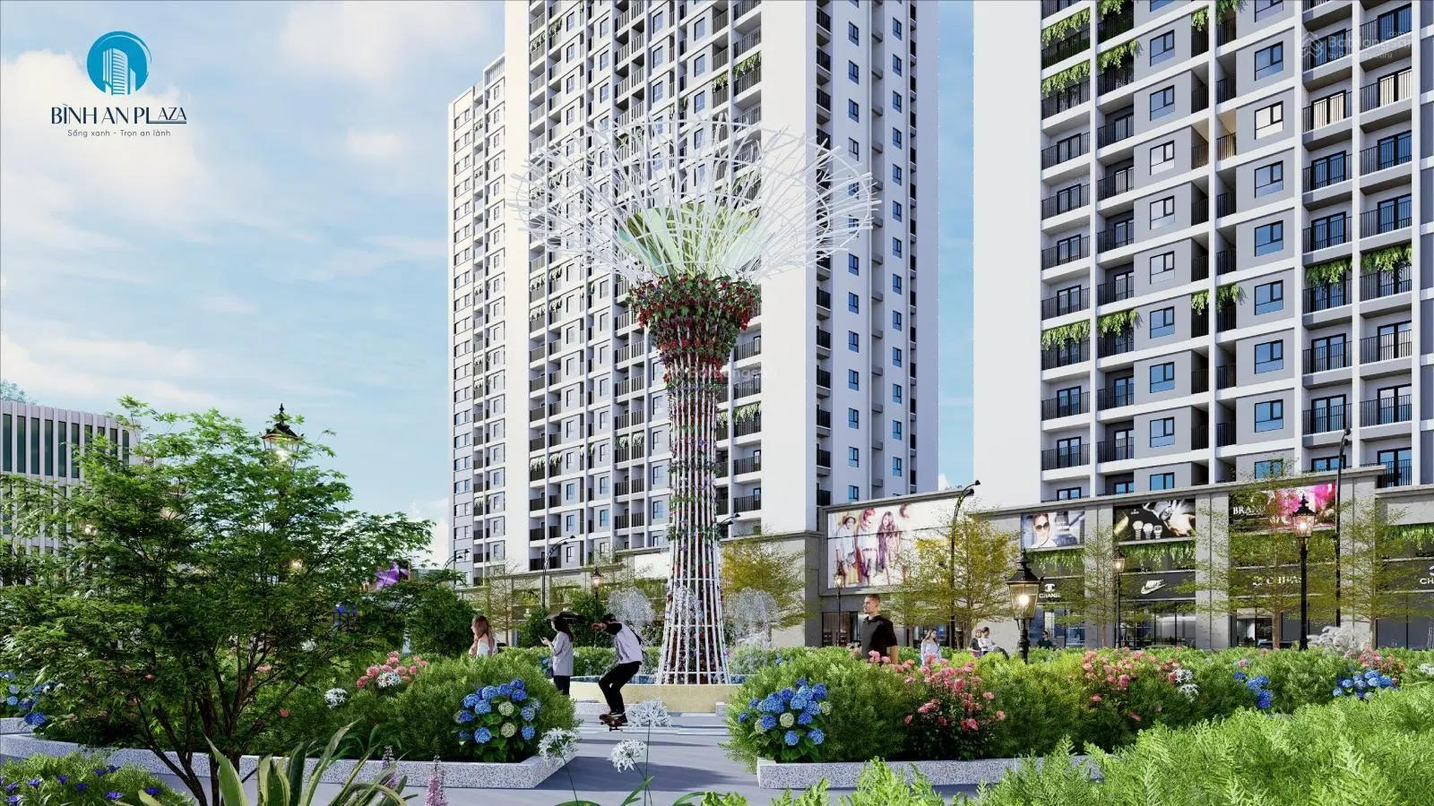 Cần bán căn 2PN + 2WC, diện tích 62m2, CC Bình An Plaza - Quảng Thắng, giá bán 1,075 tỷ