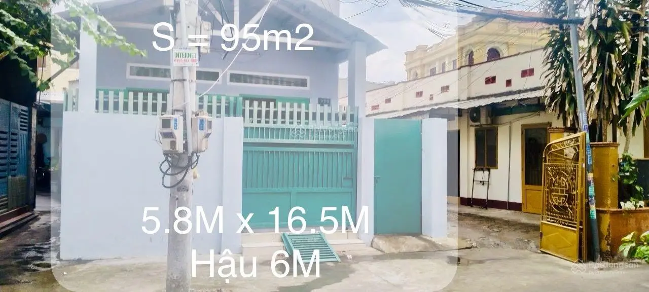 Bán gấp Nhà cấp 4, P. Quang Vinh, Tp Biên Hoà. 95m2 (5.8x16.5m) Sổ hồng thổ cư - 2 tỷ 999