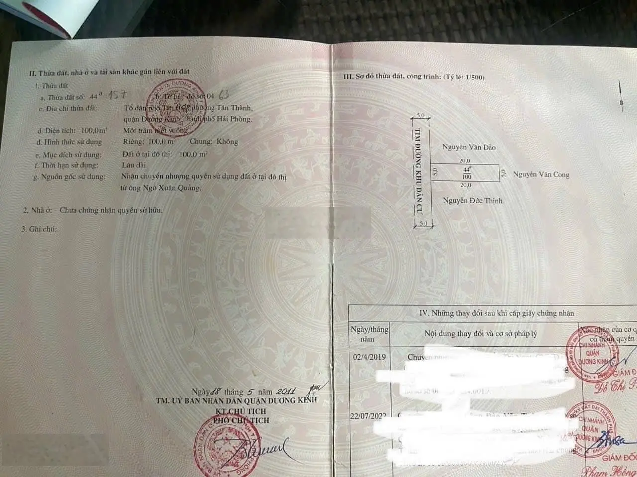 cần tiền bán gấp lô đất đường nhựa 10m giá chỉ hơn 17,x ngõ 113 đẹp nhất tân thành Dương kinh -hp