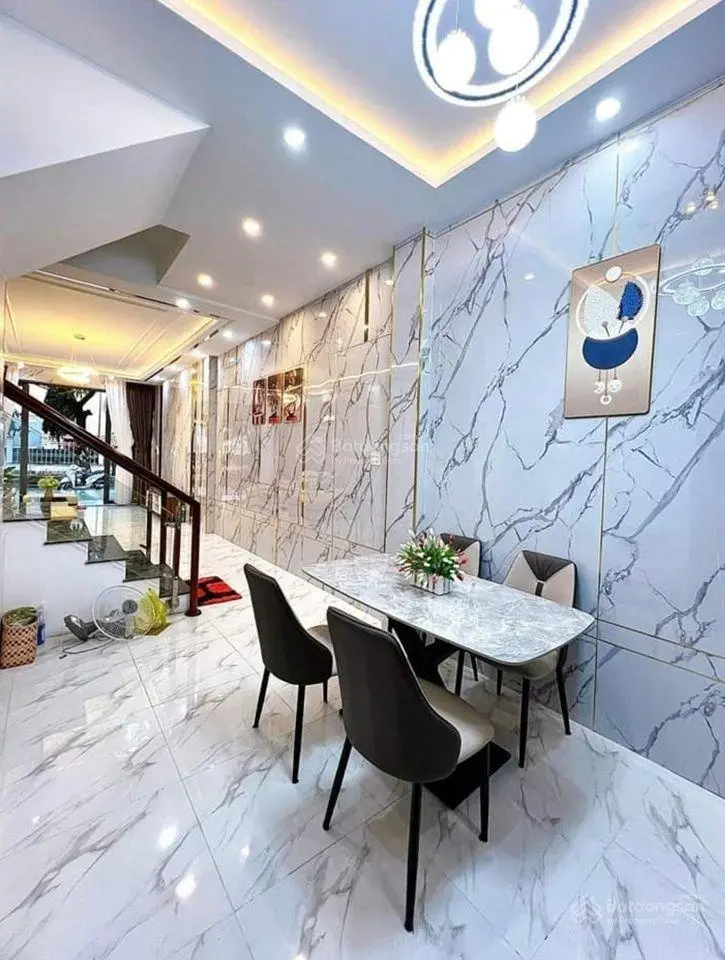 Nhà đẹp kinh doanh tốt 1 trệt 1 lầu tại Bình Tân Đường An Dương Vương Gần Công Viên Phú Lâm 70m2