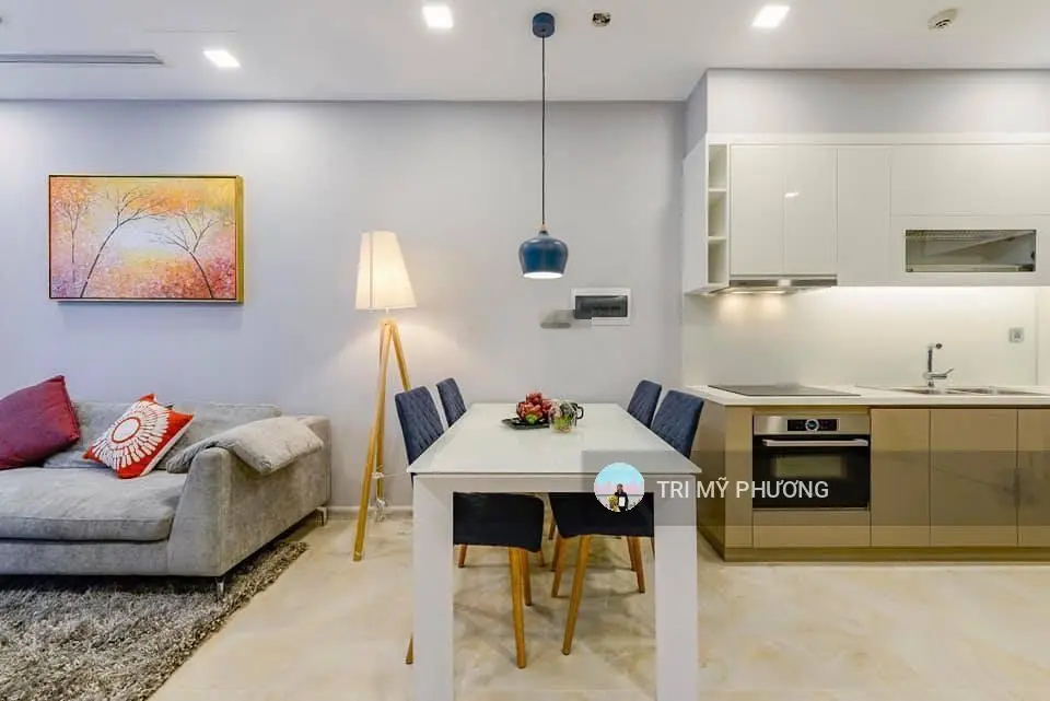 Bán 1phòng ngủ + view sông Sài Gòn mát mẻ + full nội thất + Vinhome Golden River Bason Quận 1