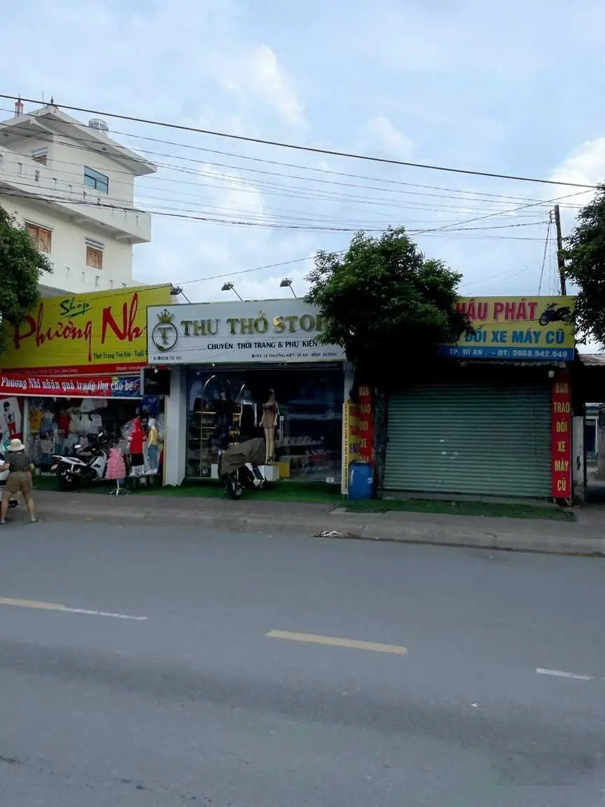 Mặt tiền Lý Thường Kiệt Dĩ An Bình Dương, DT 203m2 ngang 9m, giá 14.5 ti