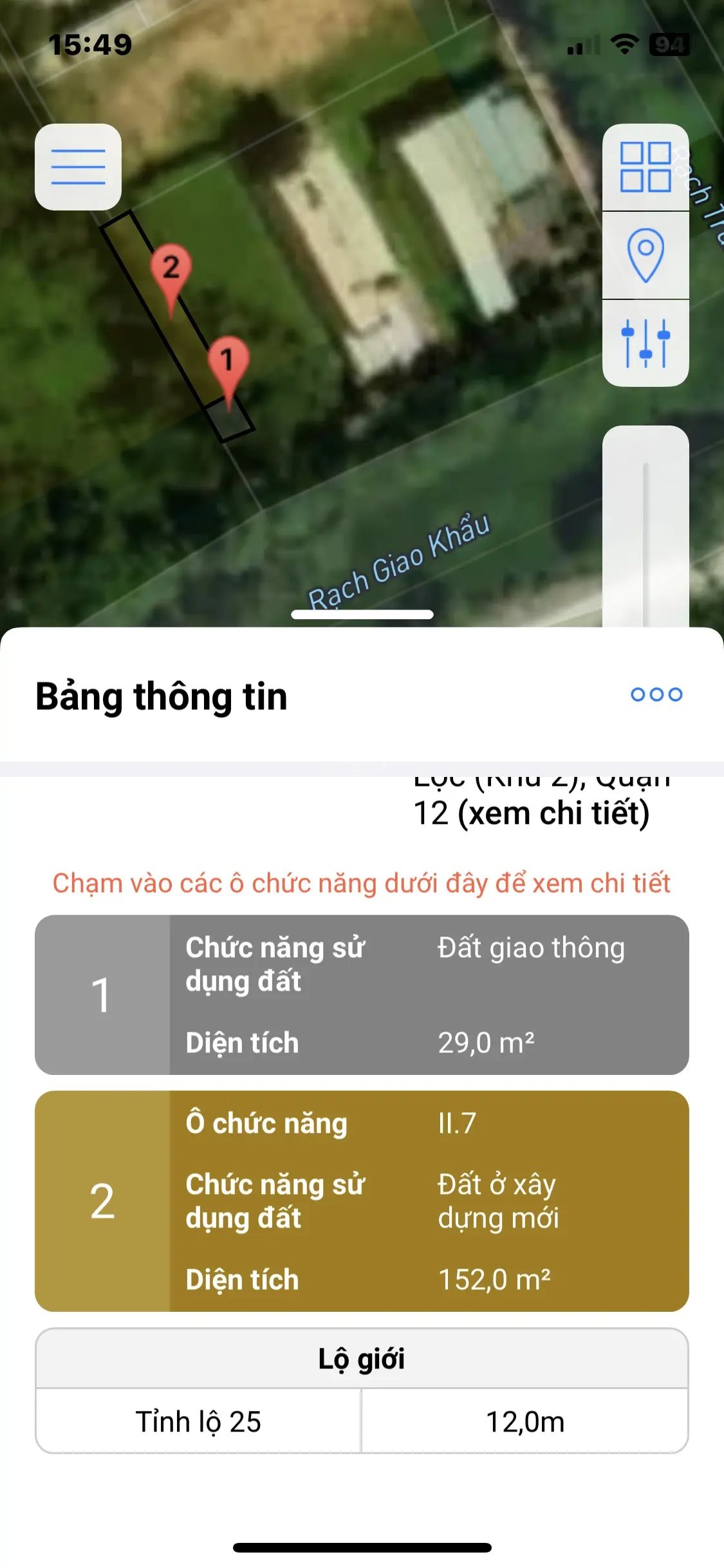 Hàng hiếm 180m2 đất trực diện sông - Giá bán 5ty8