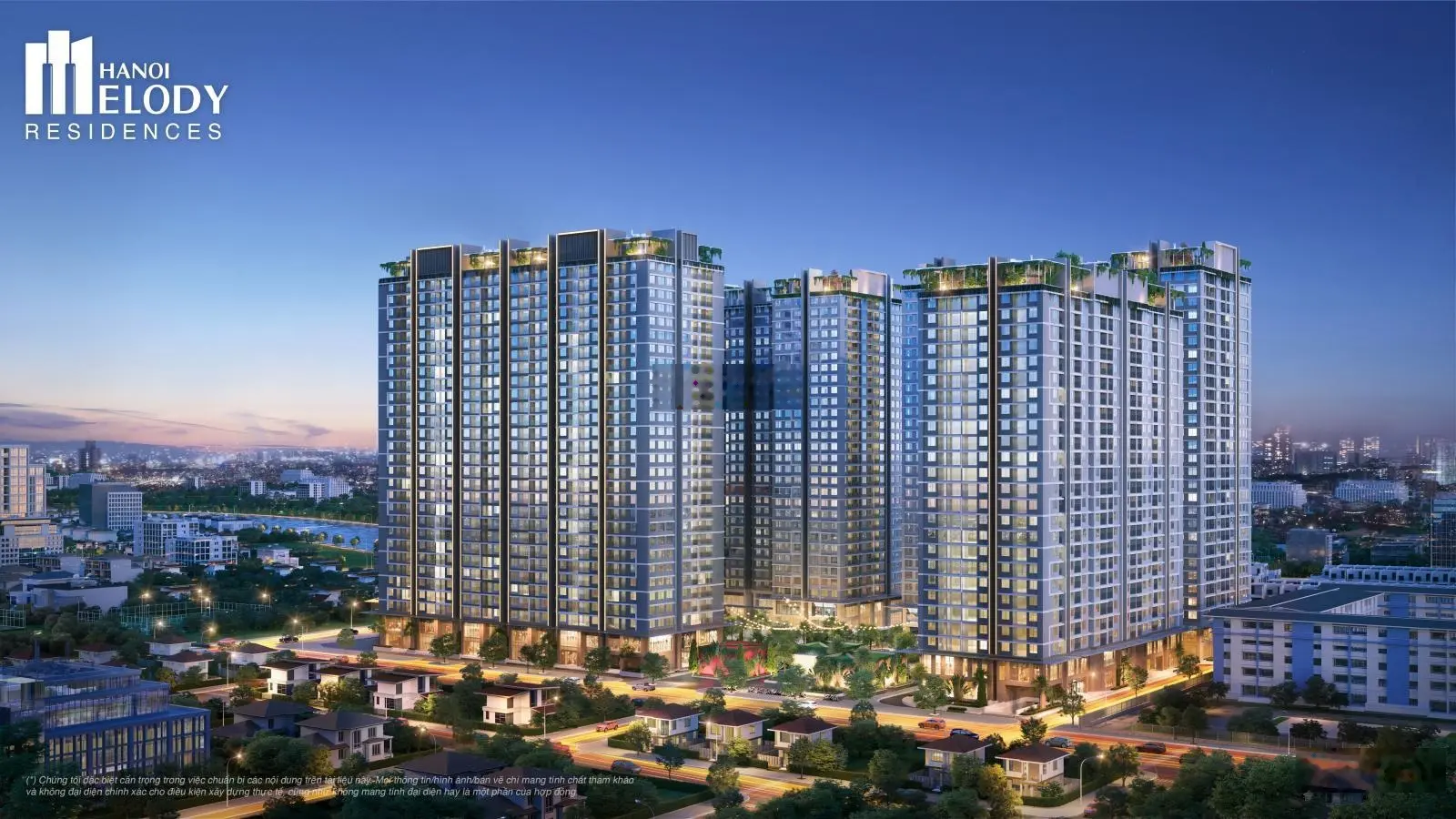 Dự án Melody Linh Đàm - điểm nhấn hồ bơi Aqua - 67m2, 2pn, View công viên. Chính thức nhận booking