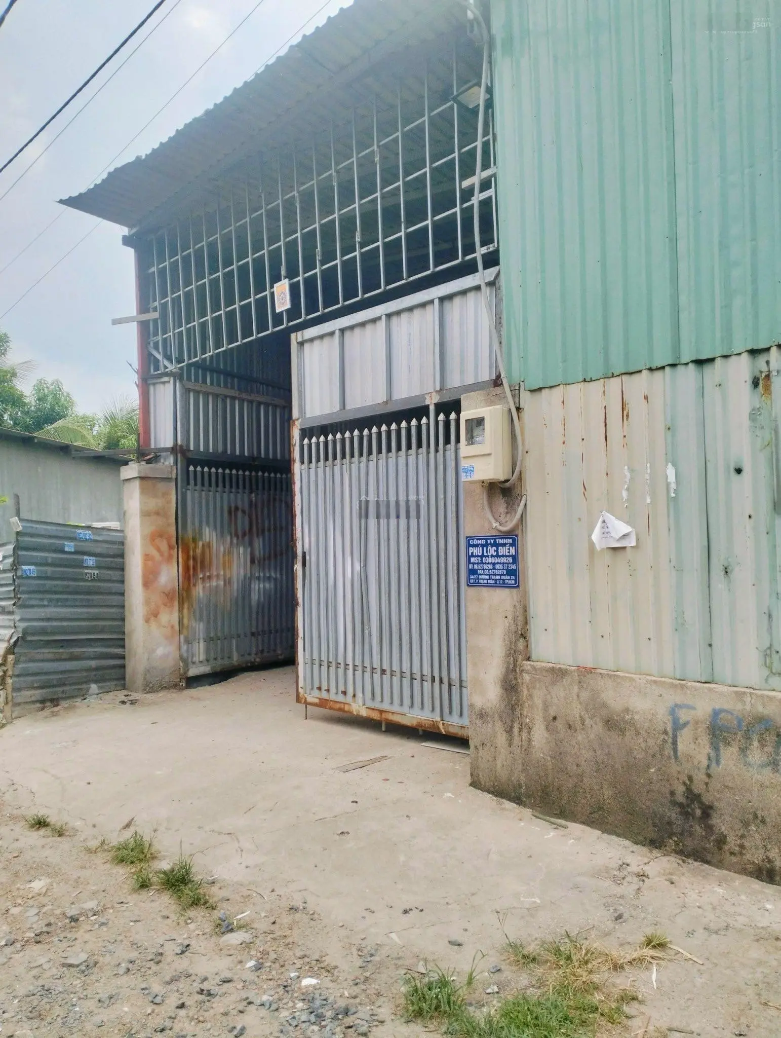 Bán nhà xưởng 311m2 Thạnh Xuân 24 Q12. Đường 7m MT rạch xe tải chạy. Giá 10,89tỷ TL