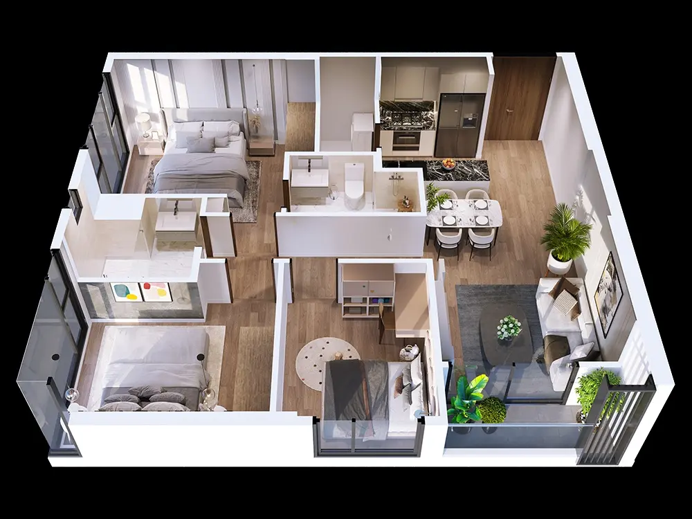 Chỉ 5 tỷ sở hữu căn 3PN 75m2 Căn hộ cao cấp tòa M3 của CĐT Masteri Waterfront Ocean Park Gia Lâm.