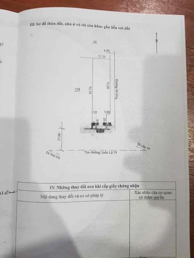Định cư cần bán lại nhà mặt tiền đẹp An Khê, Gia Lai