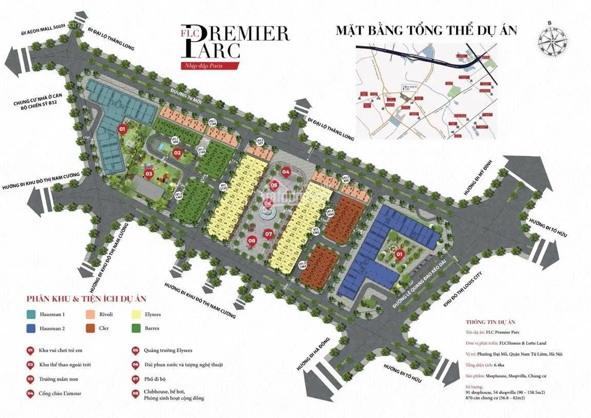Bán suất ngoại giao chung cư FLC Premier Parc Đại Mỗ