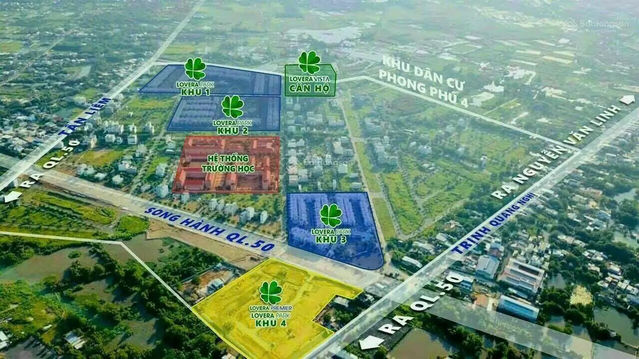 Bán nhà phố Lovera Park Khang Điền Bình Chánh trệt 2 lầu 3PN, 2WC view công viên, SHR