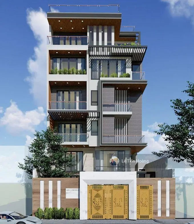 ĐẲNG CẤP: Biệt thự Bửu Long KDC Bắc Hải Quận 10, 7 Tầng hiện đại Full nội thất