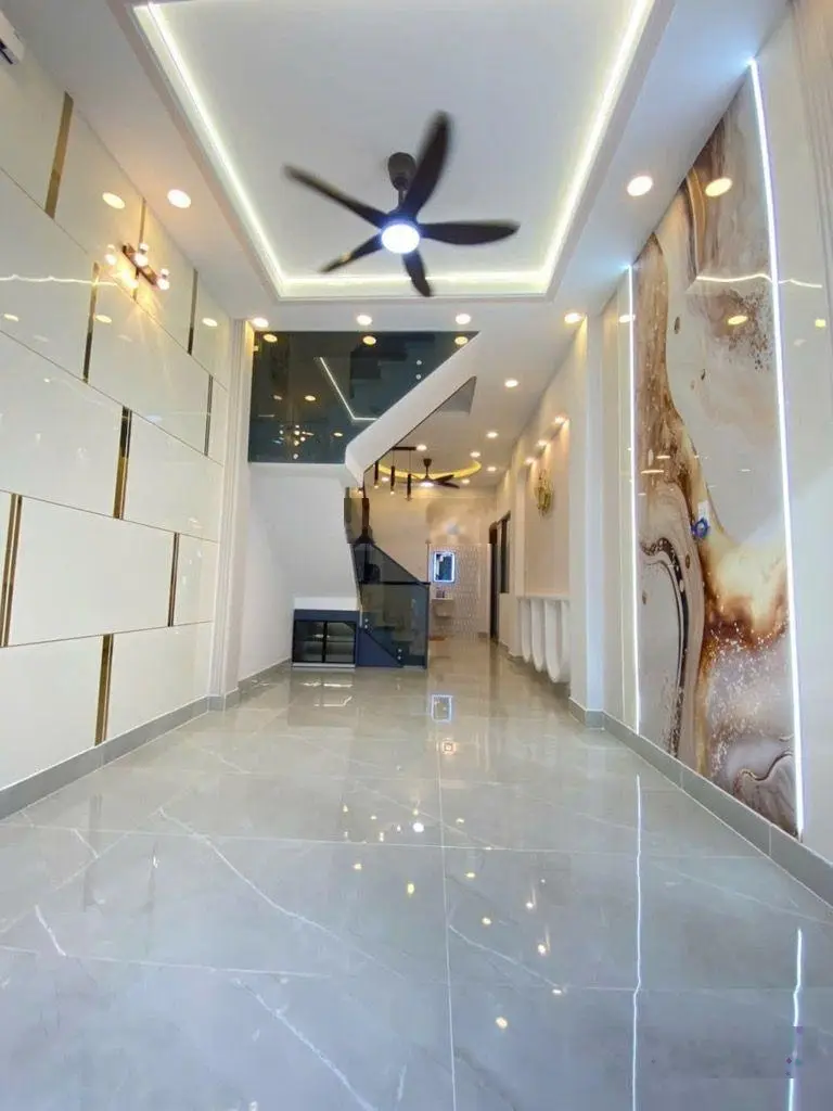 Bán Nhà mới Đẹp 4 Tầng gần cv BÌNH PHÚ -35m2 - Hẻm 4m thông- Sổ Hồng Riêng - NGUYỄN VĂN LUÔNG Q6