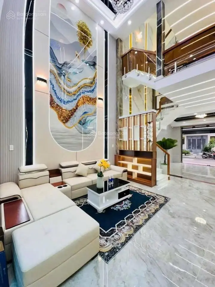 Nhà gần chợ Thạnh Xuân, đường 12m thông, nhà mới full nội thất