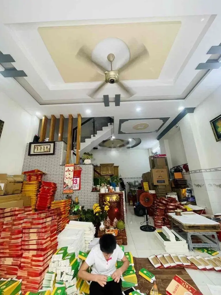BÁN NHÀ 4 TẦNG HXH 6 MÉT - BẾN LỘI - 52m2 (5,7x9,5) - BTĐ A - CHỈ 5 TY