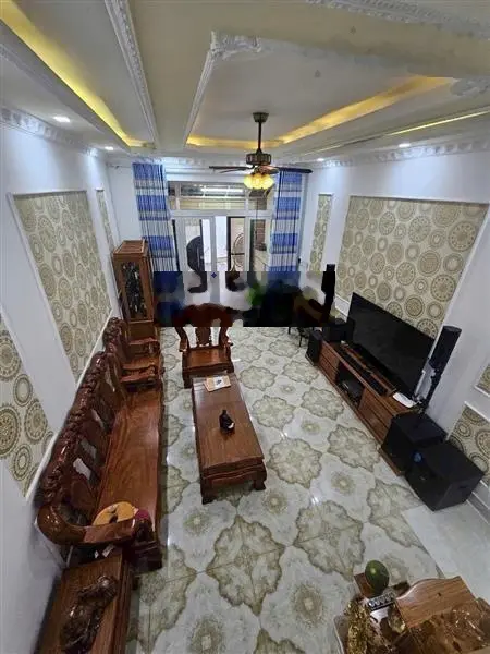 Bán nhà 4 tầng, 72m2, 4pn, xe hơi ngủ nhà, sát măt tiền Lê Văn Thọ, P9, Gò Vấp