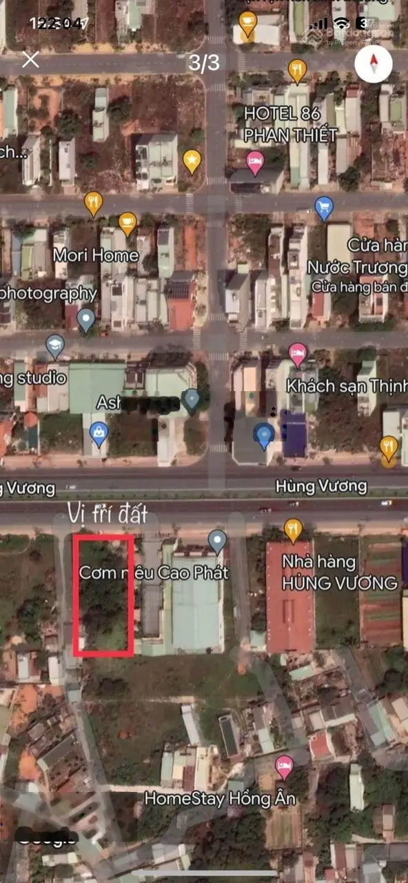 Bán 980m2 mặt tiền Đại Lộ Hùng Vương - Phan Thiết