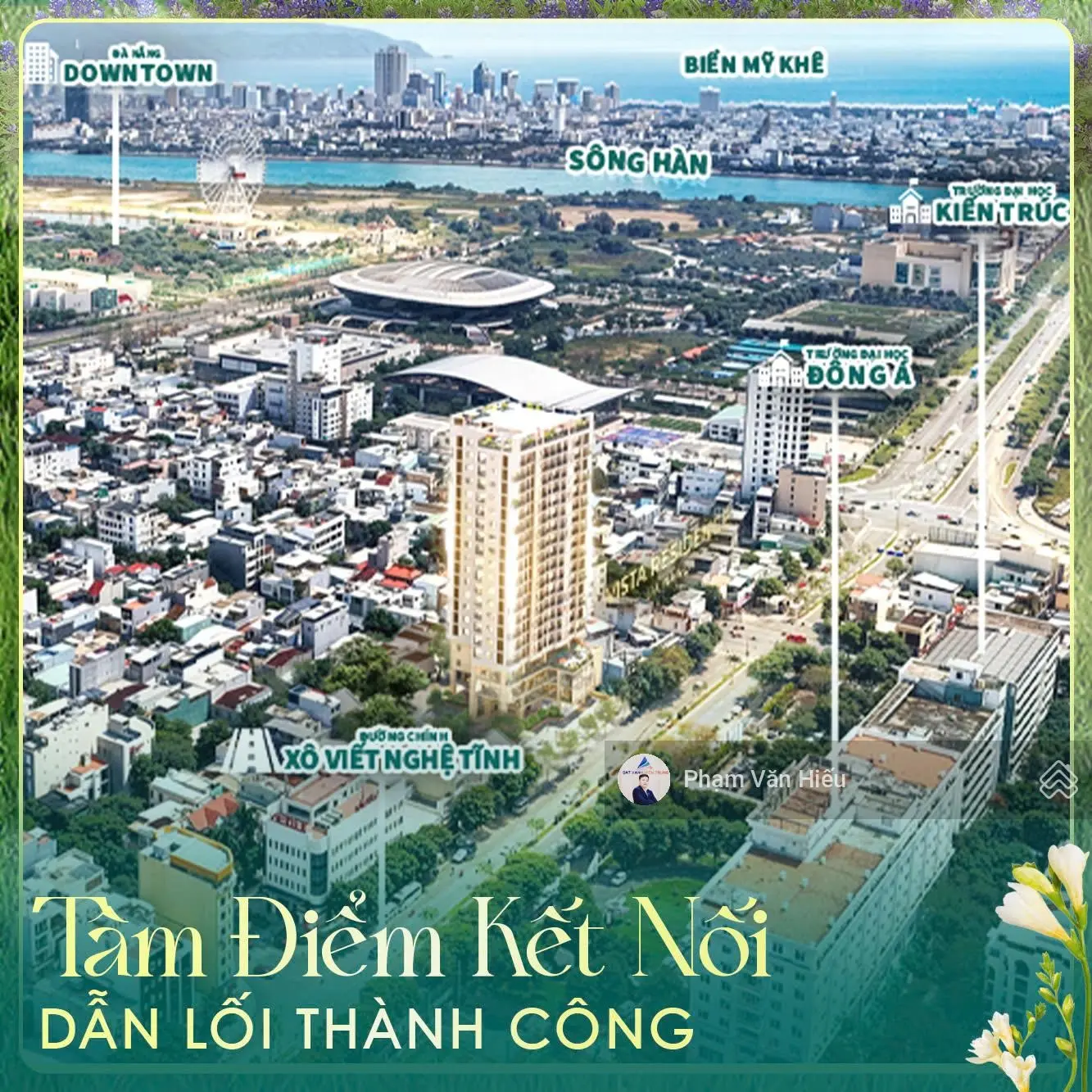 Căn hộ 2pn ven sông hàn- view pháo hoa- biển vista residence đn .gía cđt: 1,2 tỷ (30%) ưu đãi 616tr