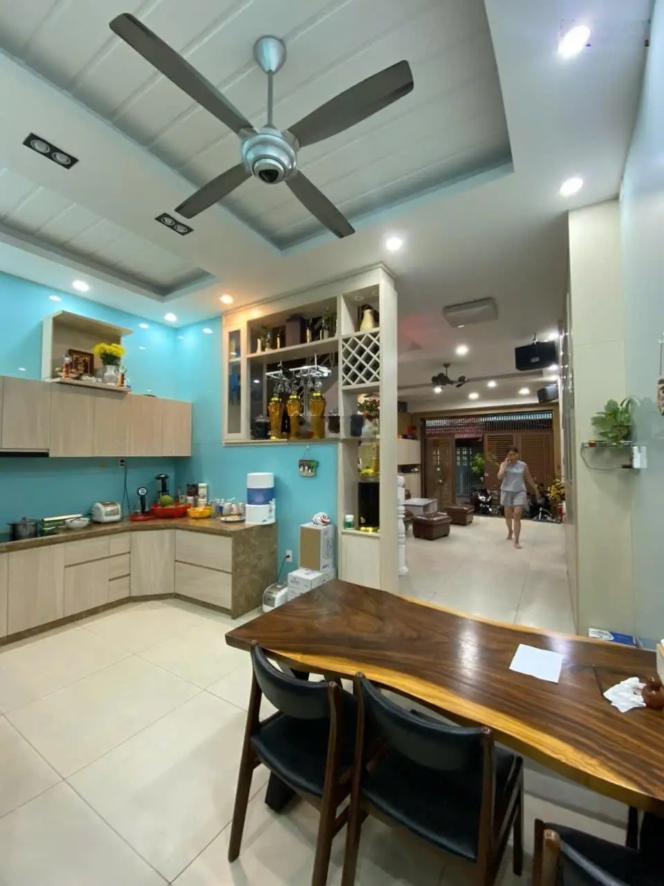 Nhà ngang 5m 4 tầng hẻm 7 m thông P12 Đỗ Thúc Tịnh Gò Vấp