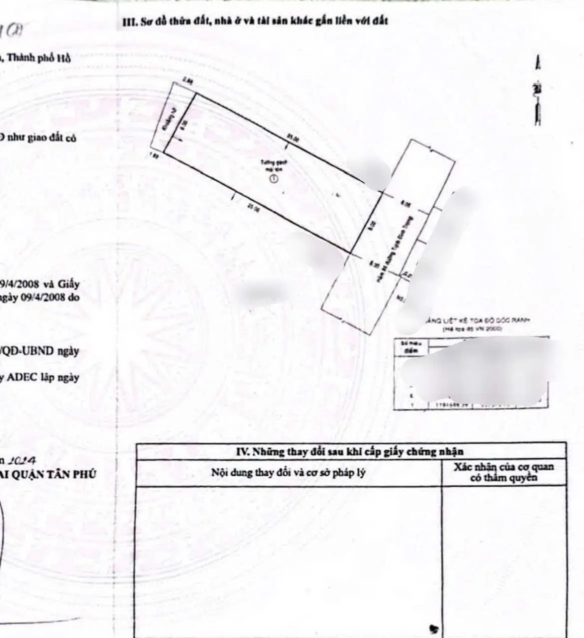 Nhà cấp 4 diện tích đẹp 8x25m hẻm thông 8m tiện xây mới đường Trịnh Đình Trọng, Phú Trung, Tân Phú