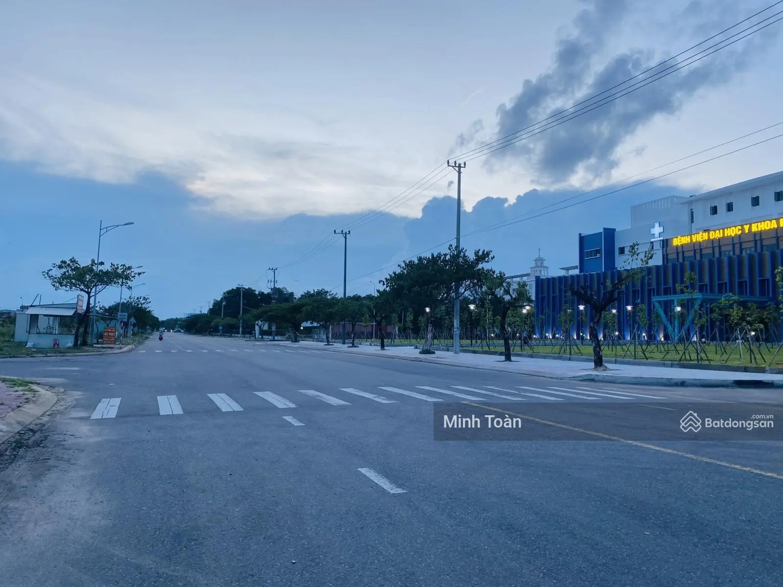 Lô góc 2 mặt tiền đường 34m, sát bệnh viện Phan Châu Trinh