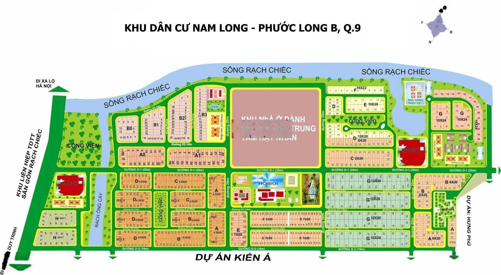 Bán đất KDC Nam Long, Phước Long B, Tp.Thủ Đức chính chủ bán nhanh lô 90m2 giá tốt