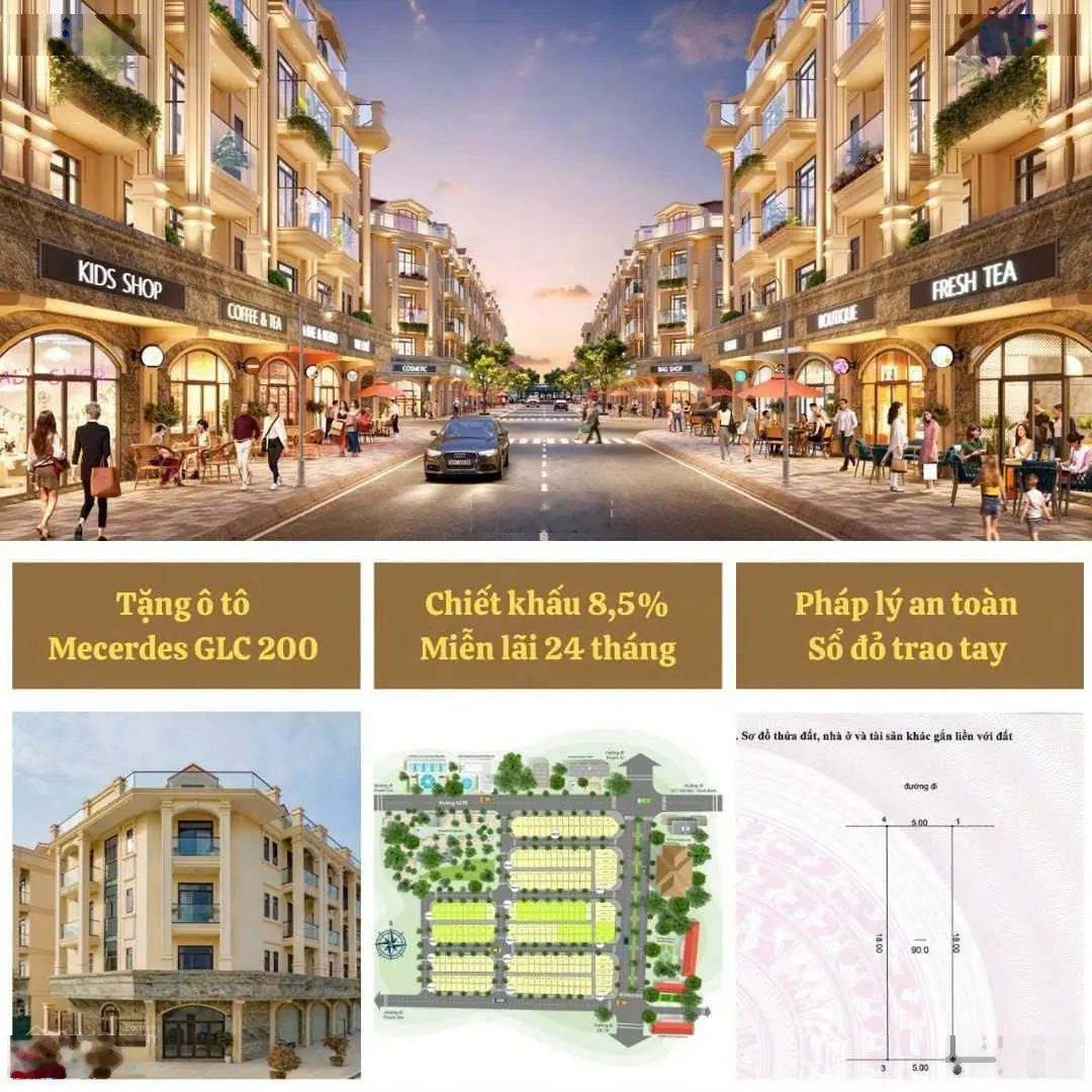 Mở bán liền kề shophouse Him Lam Thường Tín 2 mặt tiền đường ĐT427B giá trực tiếp CĐT LH 0822281615